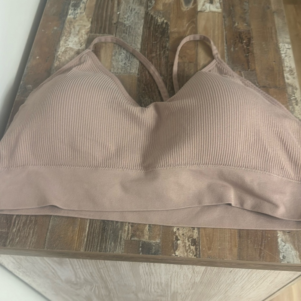 XL bralette removal cups NWOT Maurice’s fawn color